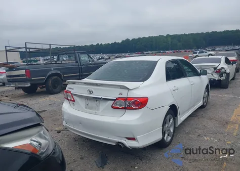 2011 Toyota Corolla S from USA, damaged, VIN 2T1BU4EE4BC634347